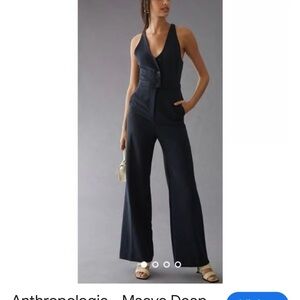 Anthropologie Maeve black Jumpsuit